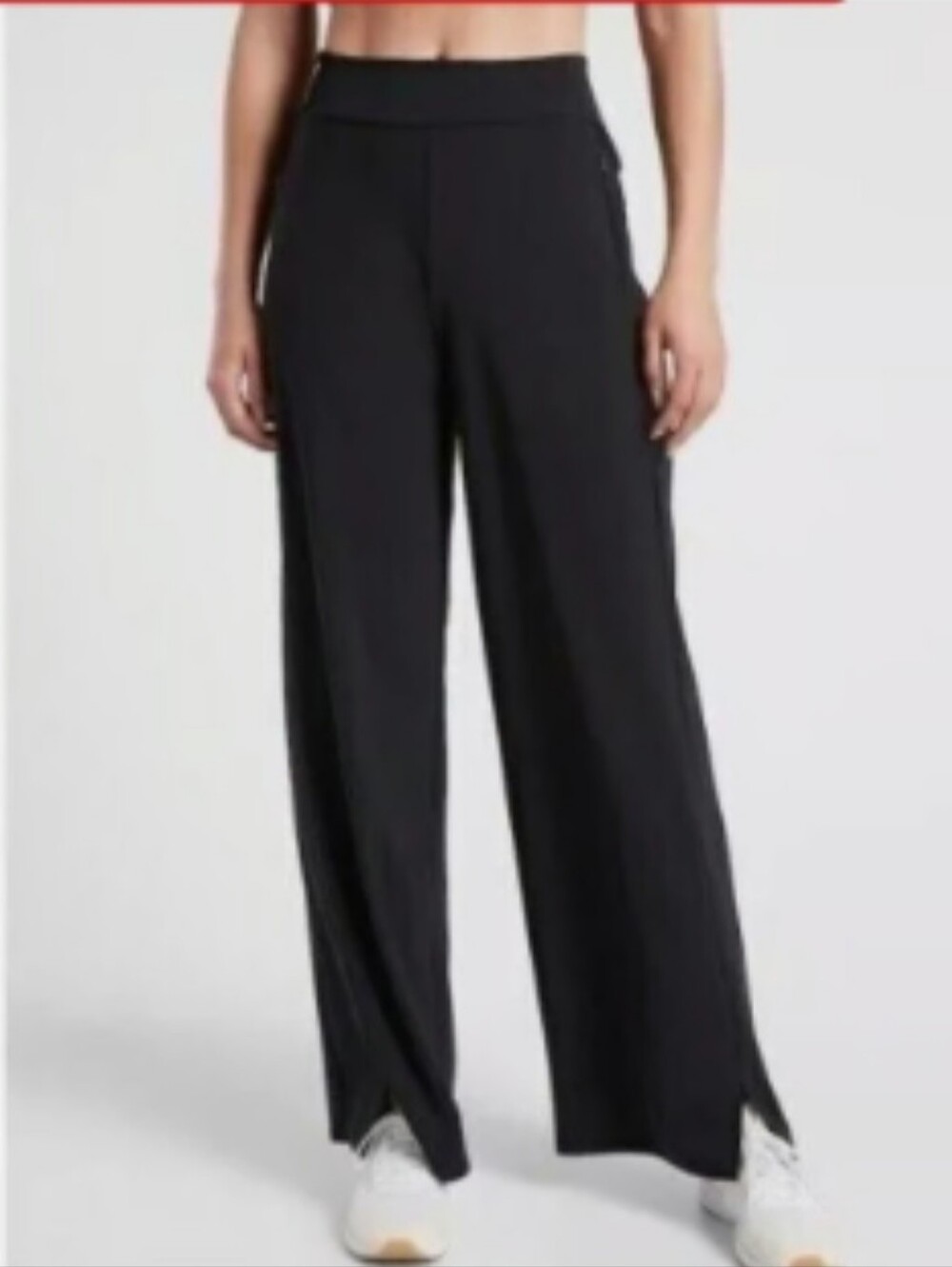 Athleta Cosmic Pant - Wide Leg, Pull On, Zippered Slit Pockets - SZ Medium